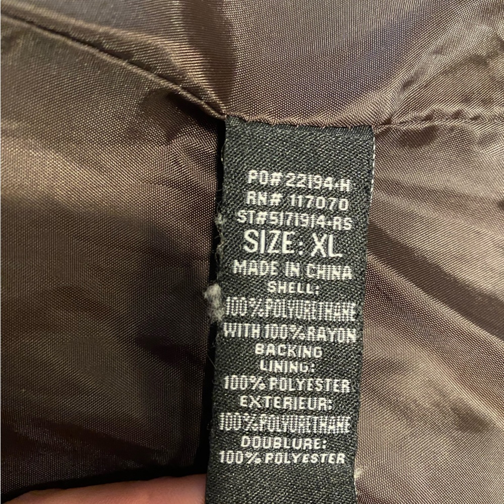 Women’s faux leather jacket - Picture 5 of 5